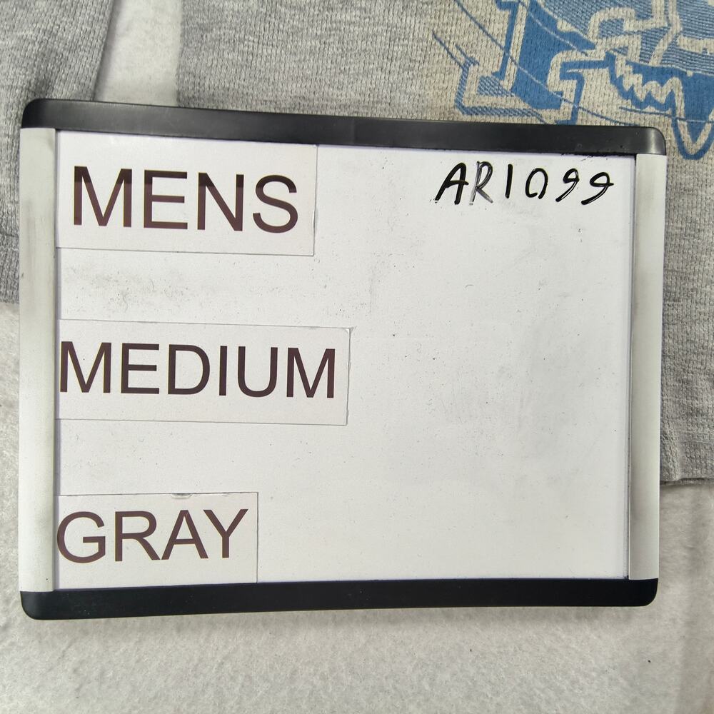 Fox Casual Crew Neck Graphic Long Sleeve T Shirt Mens Size Medium M Gray - Picture 8 of 9